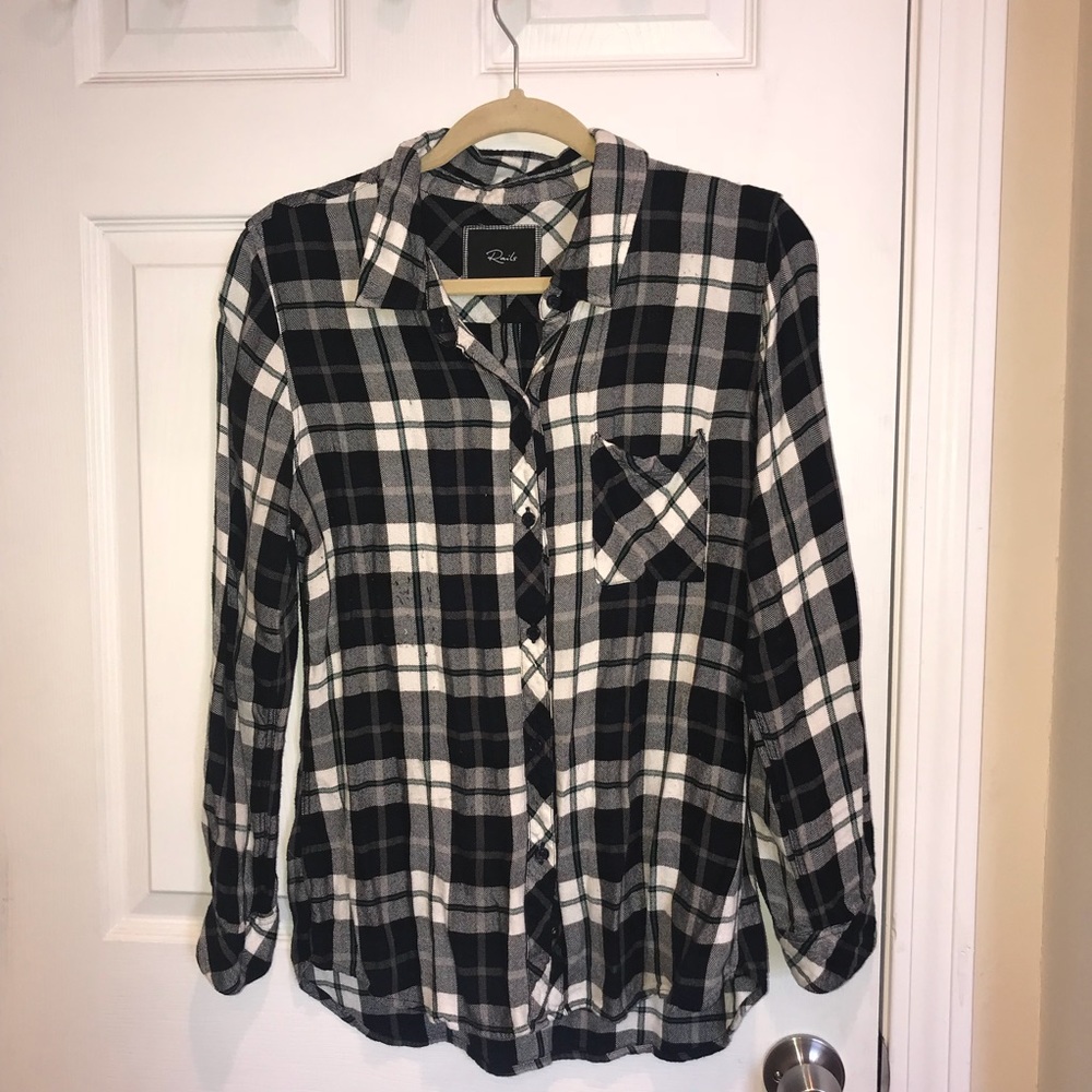 Rails Navy blue/White Plaid